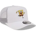 shapka-izvita-traker-byala-snapbek-a-frame-na-spongebob-ot-new-era