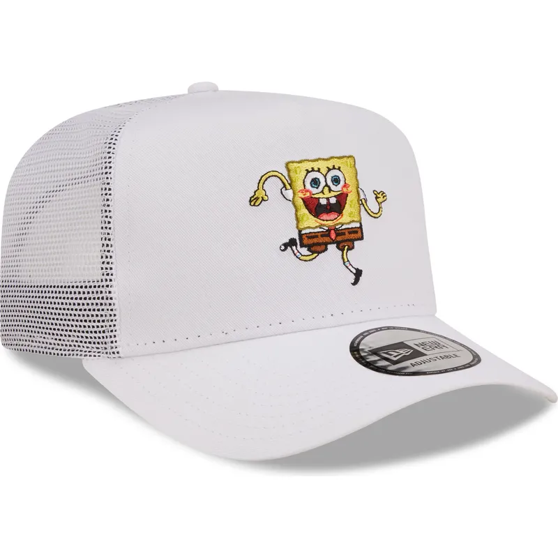 shapka-izvita-traker-byala-snapbek-a-frame-na-spongebob-ot-new-era
