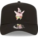 shapka-izvita-traker-cherna-snapbek-a-frame-na-spongebob-i-patrick-star-ot-new-era