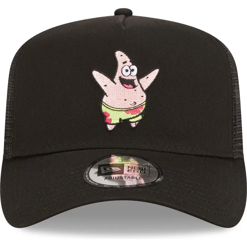 shapka-izvita-traker-cherna-snapbek-a-frame-na-spongebob-i-patrick-star-ot-new-era