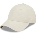 shapka-izvita-bezhov-reguliruem-9forty-monogram-na-new-york-yankees-mlb-ot-new-era