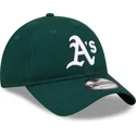 shapka-izvita-zelena-reguliruem-9twenty-league-essential-na-oakland-athletics-mlb-ot-new-era