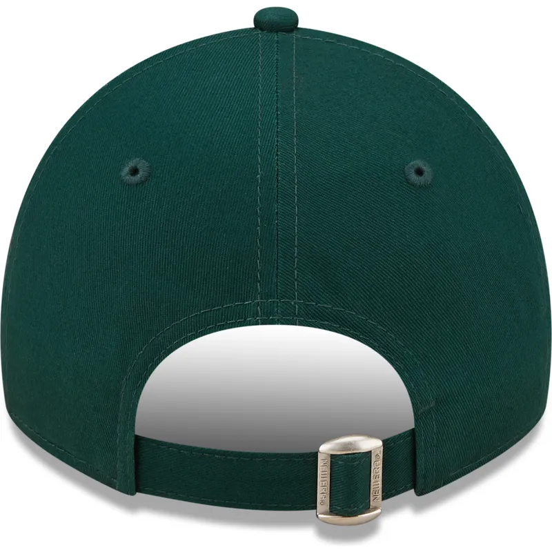 shapka-izvita-zelena-reguliruem-9twenty-league-essential-na-oakland-athletics-mlb-ot-new-era