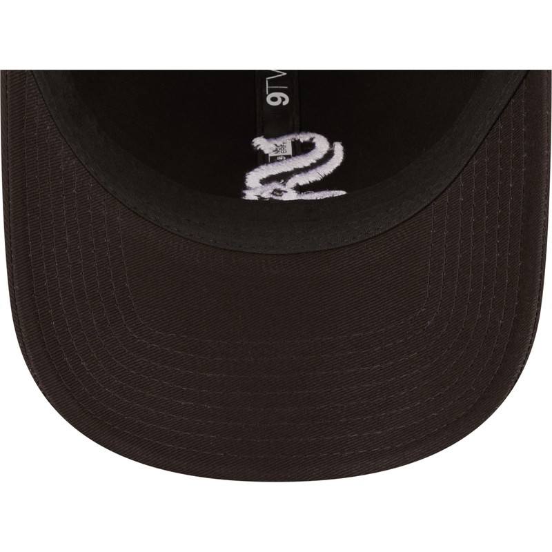 new-era-curved-brim-9twenty-league-essential-chicago-white-sox-mlb-black-adjustable-cap