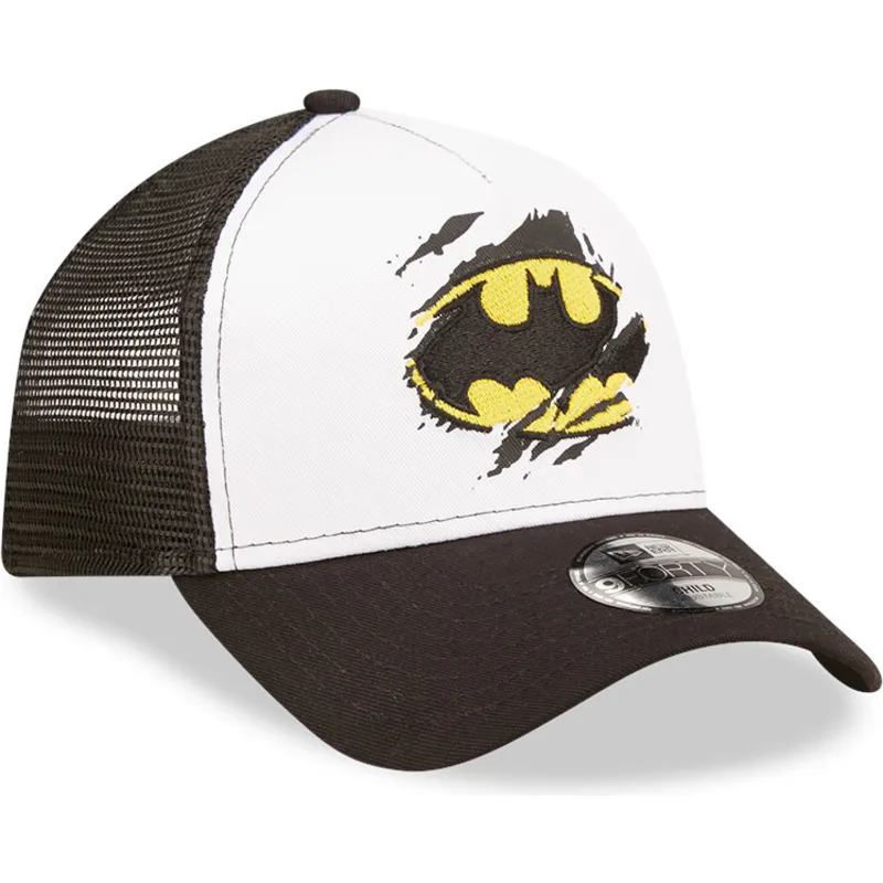 shapka-izvita-traker-cherna-snapbek-za-deca-a-frame-na-batman-dc-comics-ot-new-era