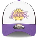 gorra-trucker-blanca-negra-y-violeta-a-frame-team-colour-de-los-angeles-lakers-nba-de-new-era