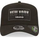 schwarze-trucker-kappe-new-york-a-frame-repreve-usa-state-von-new-era