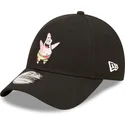 shapka-izvita-cherna-reguliruem-9forty-na-spongebob-i-patrick-star-ot-new-era