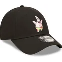 shapka-izvita-cherna-reguliruem-9forty-na-spongebob-i-patrick-star-ot-new-era