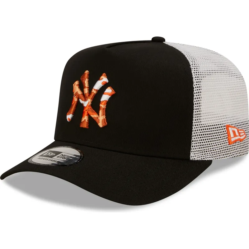 shapka-izvita-traker-cherna-snapbek-a-frame-seasonal-infill-na-new-york-yankees-mlb-ot-new-era