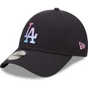 shapka-izvita-tmnosin-reguliruem-9forty-gradient-infill-na-los-angeles-dodgers-mlb-ot-new-era