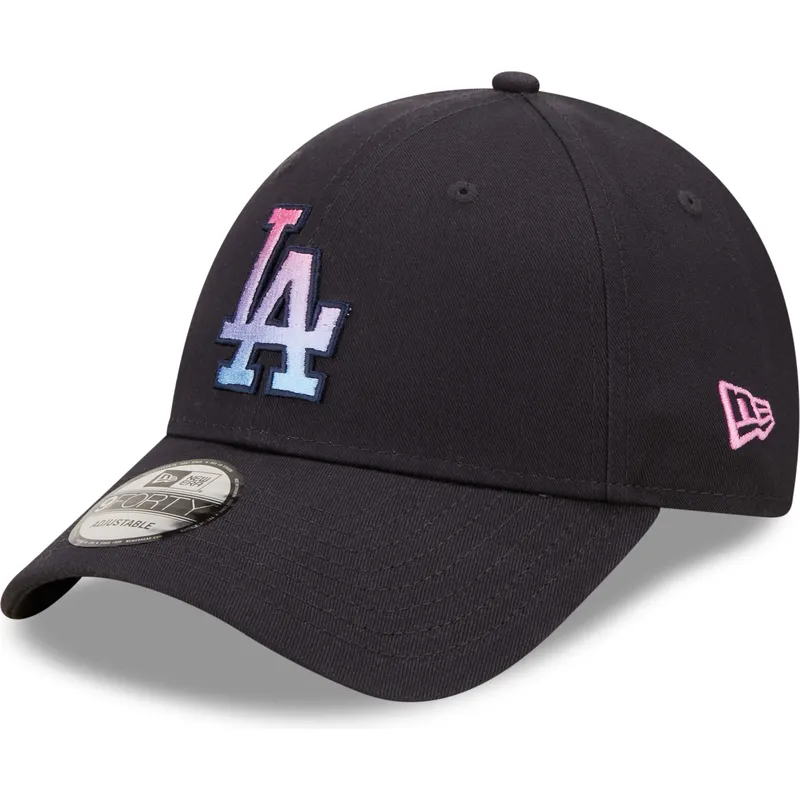 shapka-izvita-tmnosin-reguliruem-9forty-gradient-infill-na-los-angeles-dodgers-mlb-ot-new-era