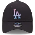 shapka-izvita-tmnosin-reguliruem-9forty-gradient-infill-na-los-angeles-dodgers-mlb-ot-new-era