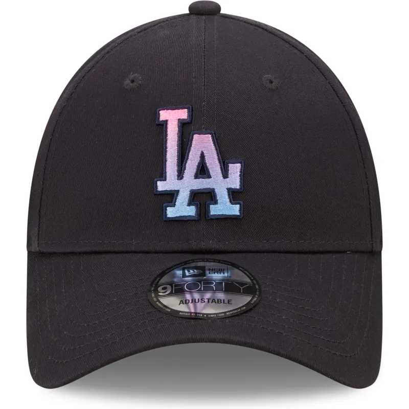 shapka-izvita-tmnosin-reguliruem-9forty-gradient-infill-na-los-angeles-dodgers-mlb-ot-new-era