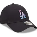 shapka-izvita-tmnosin-reguliruem-9forty-gradient-infill-na-los-angeles-dodgers-mlb-ot-new-era