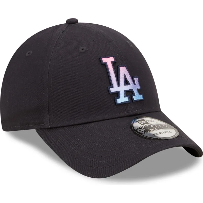 shapka-izvita-tmnosin-reguliruem-9forty-gradient-infill-na-los-angeles-dodgers-mlb-ot-new-era