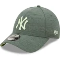shapka-izvita-zelena-reguliruem-9forty-jersey-essential-na-new-york-yankees-mlb-ot-new-era