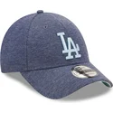 marineblaue-verstellbare-kappe-mit-gebogenem-schirm-und-blauem-logo-9forty-jersey-essential-der-los-angeles-dodgers-mlb-von-new-
