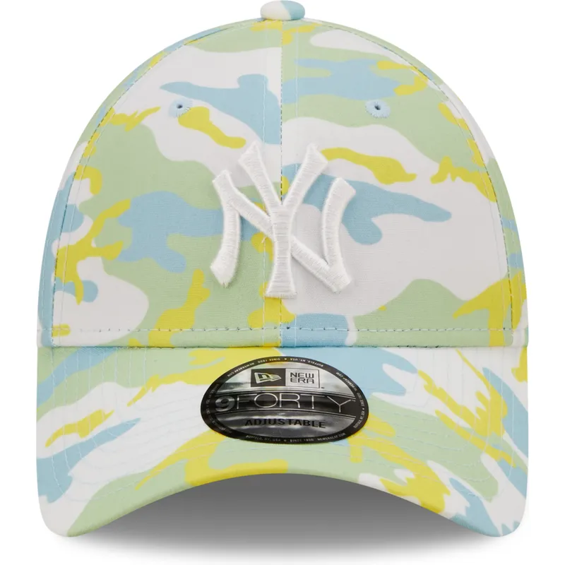 shapka-izvita-zelena-reguliruem-9forty-all-over-print-seasonal-na-new-york-yankees-mlb-ot-new-era