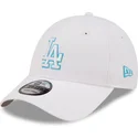 shapka-izvita-byala-reguliruem-9forty-neon-outline-na-los-angeles-dodgers-mlb-ot-new-era