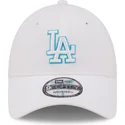 shapka-izvita-byala-reguliruem-9forty-neon-outline-na-los-angeles-dodgers-mlb-ot-new-era