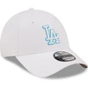 shapka-izvita-byala-reguliruem-9forty-neon-outline-na-los-angeles-dodgers-mlb-ot-new-era