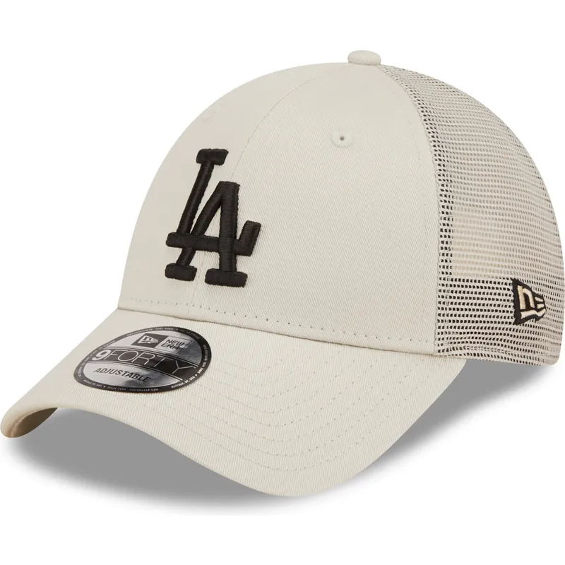 shapka-izvita-traker-bezhov-reguliruem-a-frame-home-field-na-los-angeles-dodgers-mlb-ot-new-era