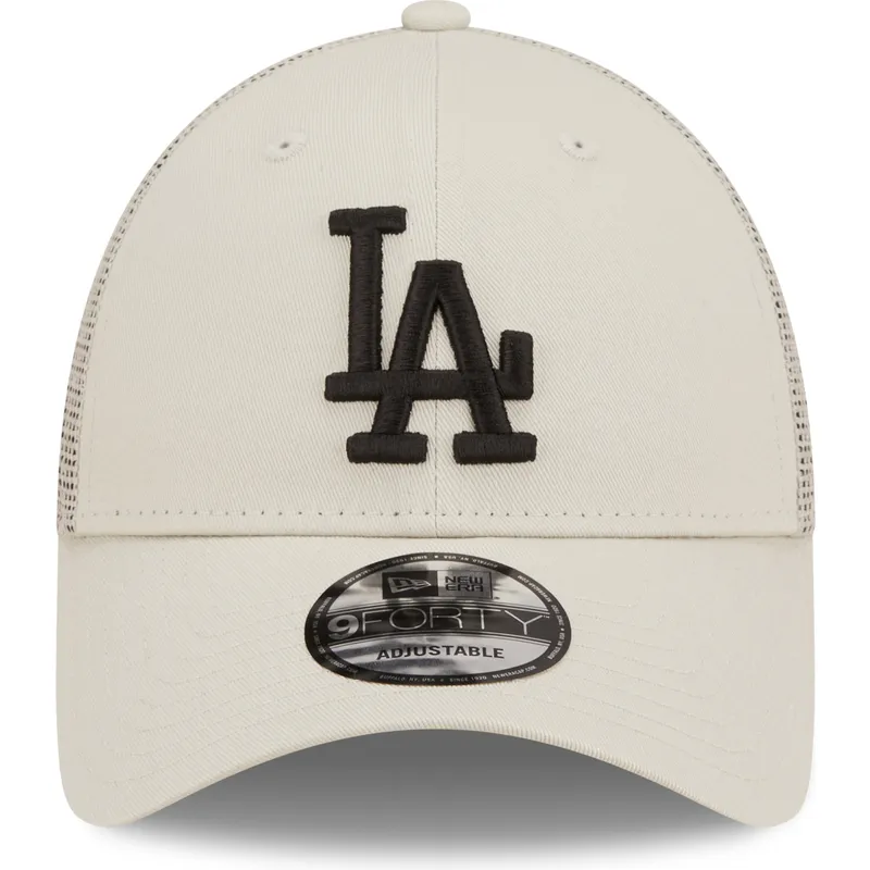 shapka-izvita-traker-bezhov-reguliruem-a-frame-home-field-na-los-angeles-dodgers-mlb-ot-new-era