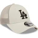 shapka-izvita-traker-bezhov-reguliruem-a-frame-home-field-na-los-angeles-dodgers-mlb-ot-new-era