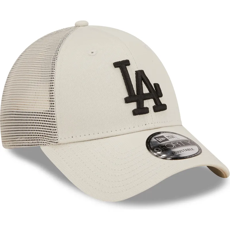 shapka-izvita-traker-bezhov-reguliruem-a-frame-home-field-na-los-angeles-dodgers-mlb-ot-new-era