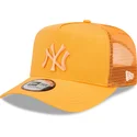 shapka-izvita-oranzhev-snapbek-a-frame-tonal-mesh-na-new-york-yankees-mlb-ot-new-era