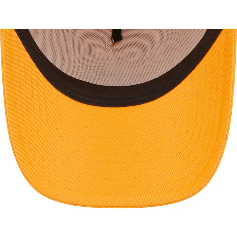shapka-izvita-traker-oranzhev-snapbek-a-frame-tonal-mesh-na-new-york-yankees-mlb-ot-new-era