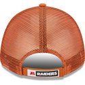 new-era-a-frame-home-field-las-vegas-raiders-nfl-orange-adjustable-trucker-hat