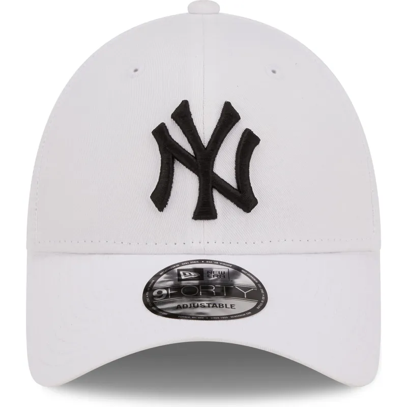 weisse-verstellbare-trucker-cap-a-frame-home-field-der-new-york-yankees-mlb-von-new-era