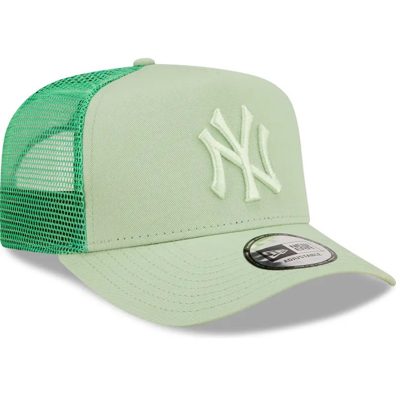 shapka-izvita-traker-zelena-snapbek-a-frame-tonal-mesh-na-new-york-yankees-mlb-ot-new-era