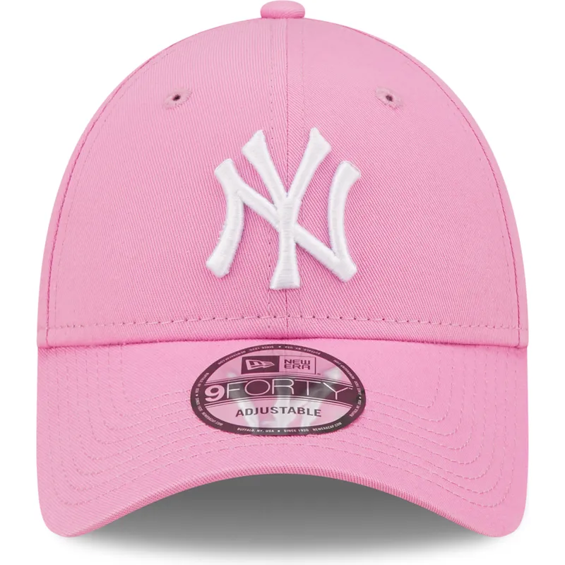 shapka-izvita-roza-reguliruem-9forty-league-essential-na-new-york-yankees-mlb-ot-new-era