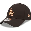 shapka-izvita-cherna-reguliruem-9forty-league-essential-na-los-angeles-dodgers-mlb-ot-new-era