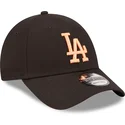 shapka-izvita-cherna-reguliruem-9forty-league-essential-na-los-angeles-dodgers-mlb-ot-new-era