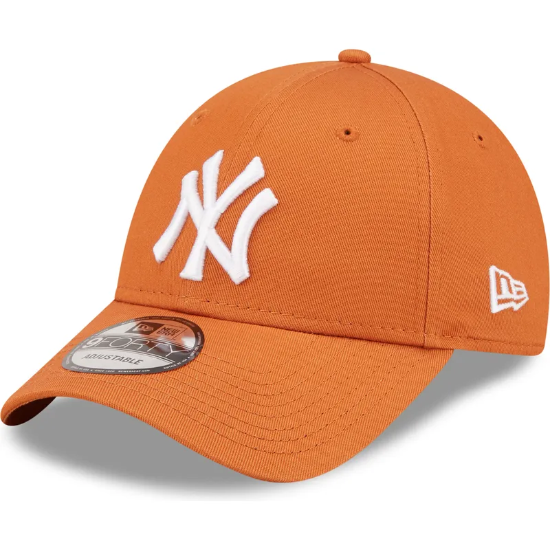 shapka-izvita-oranzhev-reguliruem-9forty-league-essential-na-new-york-yankees-mlb-ot-new-era