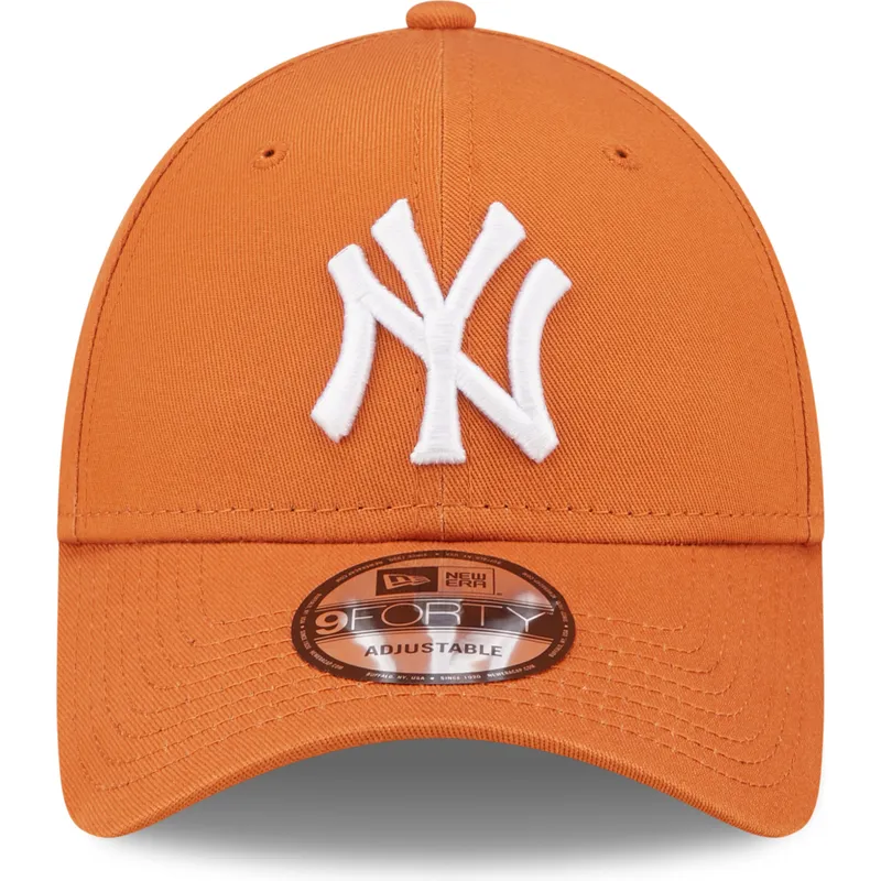 shapka-izvita-oranzhev-reguliruem-9forty-league-essential-na-new-york-yankees-mlb-ot-new-era