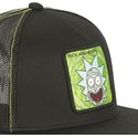 capslab-flat-brim-rick-sanchez-casf-ri1-rick-and-morty-black-trucker-hat