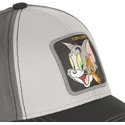 capslab-curved-brim-tom-and-jerry-tj4-looney-tunes-grey-adjustable-cap