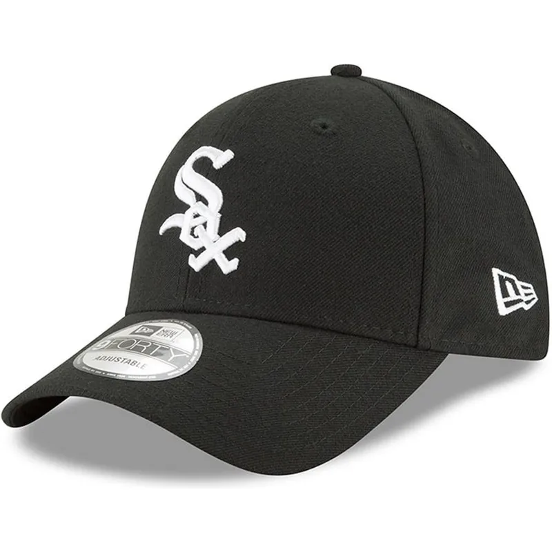 justerbar-sort-kurvet-kasket-9forty-the-league-fra-chicago-white-sox-mlb-fra-new-era