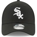 shapka-izvita-cherna-reguliruem-9forty-the-league-na-chicago-white-sox-mlb-ot-new-era