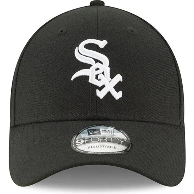 justerbar-sort-kurvet-kasket-9forty-the-league-fra-chicago-white-sox-mlb-fra-new-era