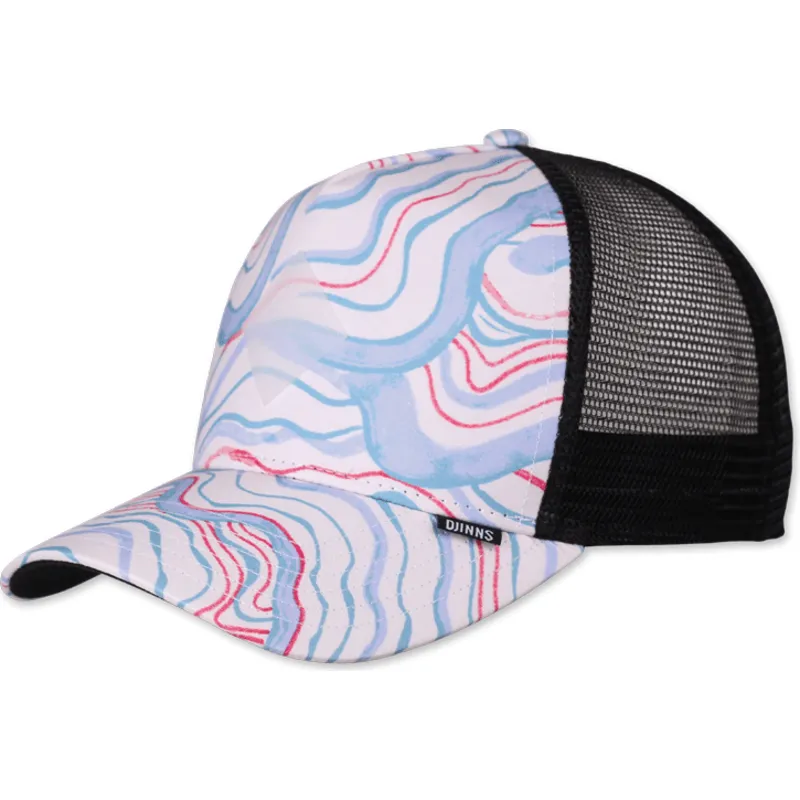 hvid-trucker-kasket-arty-waves-hft-fra-djinns