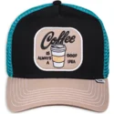 sort-bla-og-brun-trucker-kasket-coffee-is-always-a-good-idea-hft-food-fra-djinns