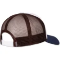 shapka-izvita-byala-snapback-na-gorra-trucker-blanca-marron-y-azul-lazy-mermaid-hft-lazy-days-are-the-best-days-ot-djinns