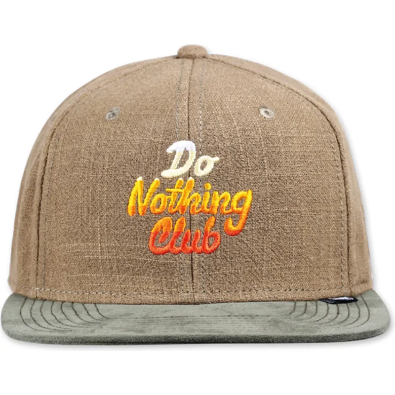 shapka-ploska-zelena-snapbek-do-nothing-club-dnc-hippie-ot-djinns