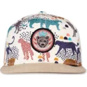 shapka-ploska-bezhov-snapbek-gepard-linen-ot-djinns